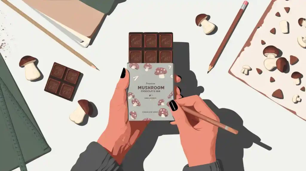 How to Design Custom Mushroom Chocolate Bar Packaging for Your Brand