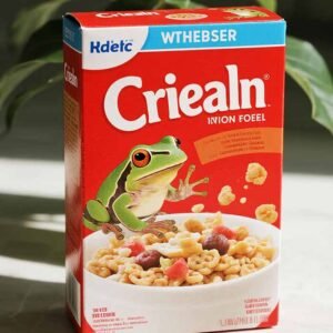 Cereal with Frog On Box