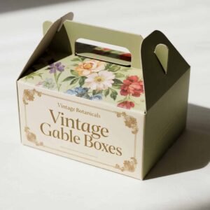 Vintage Botanicals Gable Boxes