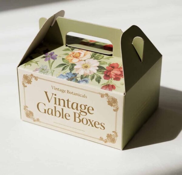 Vintage Botanicals Gable Boxes