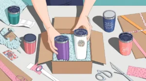 How to package custom tumblers?