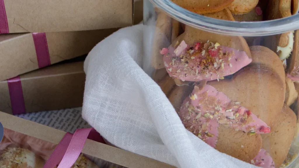 Christmas cookie boxes with window