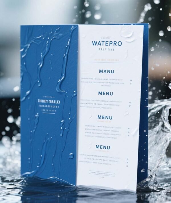 Menu Print Waterproof