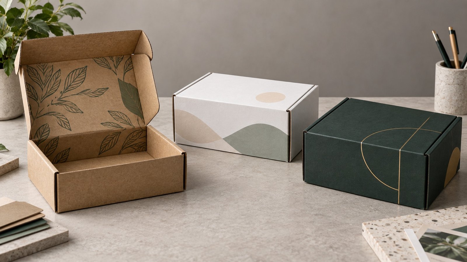 E-flute and B-flute custom mailer box samples for packaging buyers